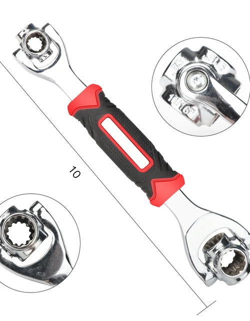 Load image into Gallery viewer, Tiger Wrench 52 in 1 with 360 Degree Rotation, Multipurpose Rotating Spline Bolts Hand Tools
