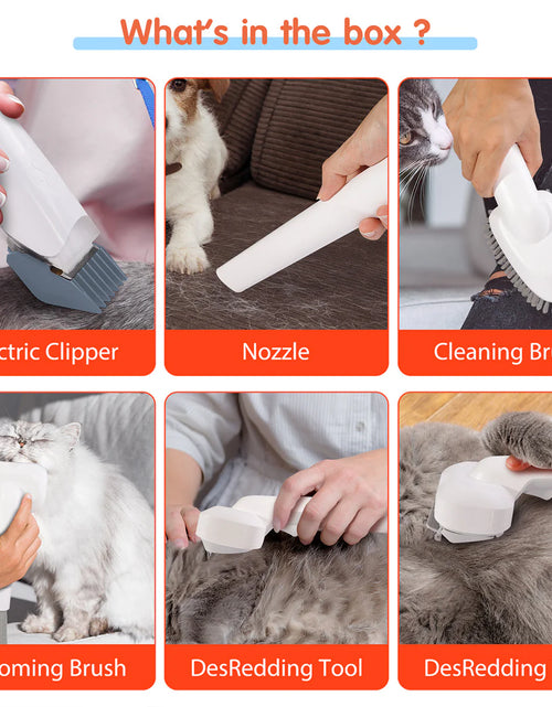 Load image into Gallery viewer, Pet Grooming Pro: All-in-One Suction and Scissors Machine for Effortless Fur Care
