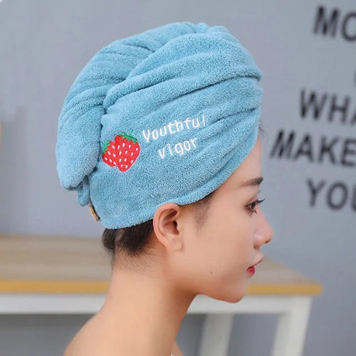 Load image into Gallery viewer, Microfiber Shower Cap Towel For Women
