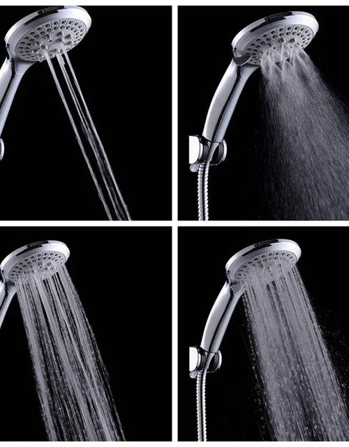 Load image into Gallery viewer, High Pressure Shower Head 5 Settings Handheld Shower Heads Spray With 5 FT Hose
