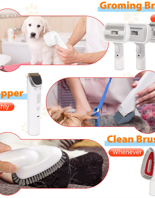 Load image into Gallery viewer, Pet Grooming Pro: All-in-One Suction and Scissors Machine for Effortless Fur Care
