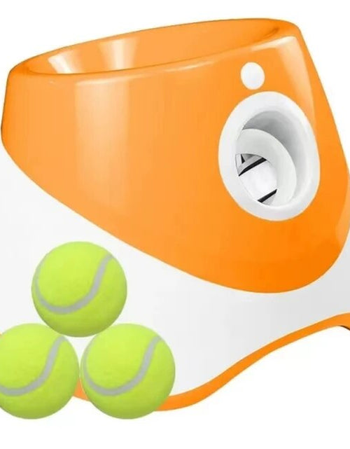 Load image into Gallery viewer, Dog Tennis Launcher Automatic Pet Dogs Chase Toy Mini Tennis Throwing Pinball Machine Fun Interactive Throw Rechargable Catapult
