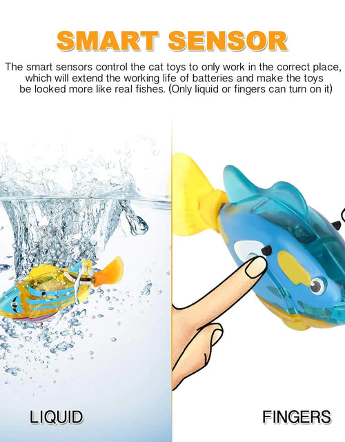 Load image into Gallery viewer, Electronic Fish Swimming Cat Toy
