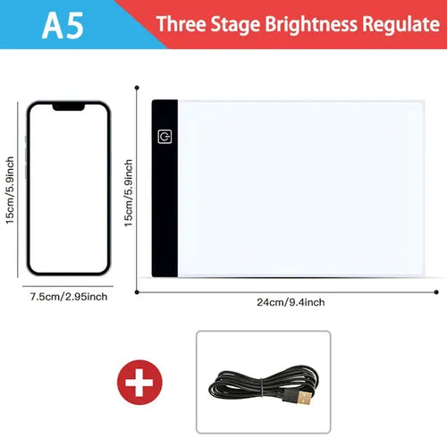 Load image into Gallery viewer, Dimmable LED Drawing Pad: Creative Kids&#39; Gift
