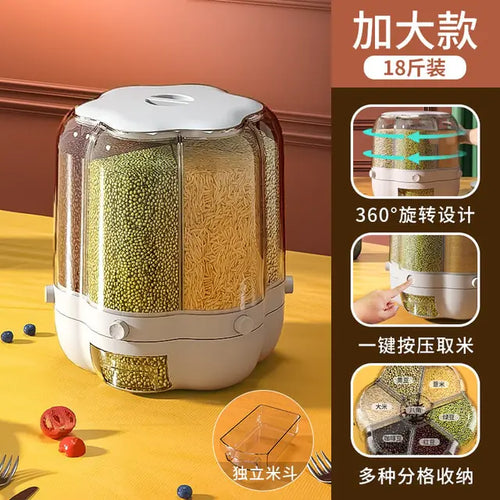 Load image into Gallery viewer, 360° Rotating Grains Food Dispenser
