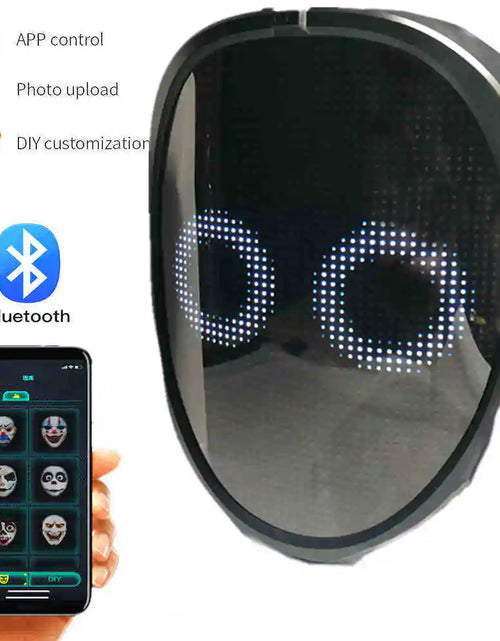 Load image into Gallery viewer, Bluetooth Light Up LED Mask
