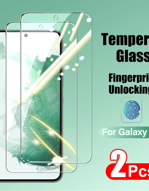 Load image into Gallery viewer, 2PCS Tempered Glass For Samsung Galaxy S21 S22 S23 Plus S24 Ultra Screen Protector Fingerprint Unlocking Galaxy S21 S20 FE Glass
