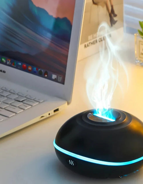 Load image into Gallery viewer, Scent Diffuser Air 7 Color LED Essential Oil Flame Lamp Humidifier Ultrasonic Mist Generator Aroma Diffuser
