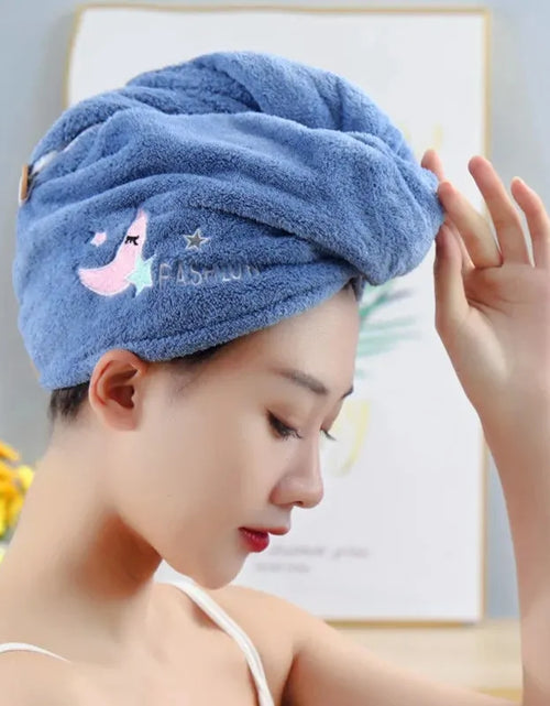 Load image into Gallery viewer, Microfiber Shower Cap Towel For Women
