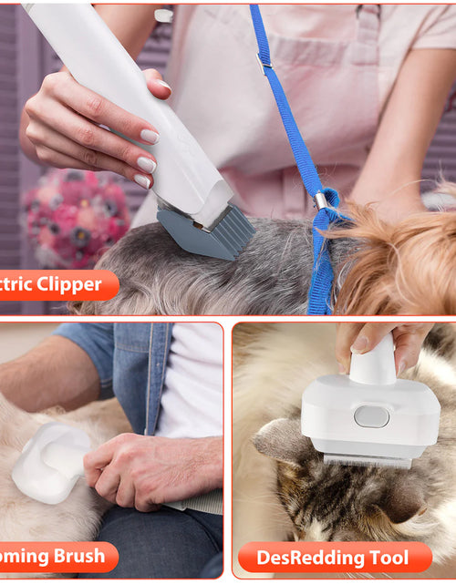 Load image into Gallery viewer, Pet Grooming Pro: All-in-One Suction and Scissors Machine for Effortless Fur Care
