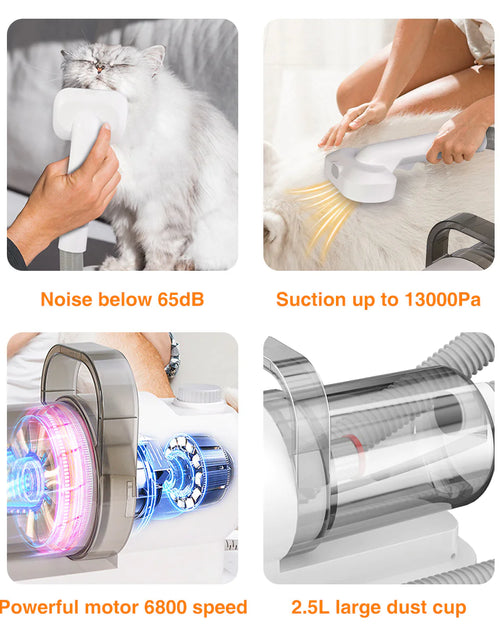 Load image into Gallery viewer, Pet Grooming Pro: All-in-One Suction and Scissors Machine for Effortless Fur Care
