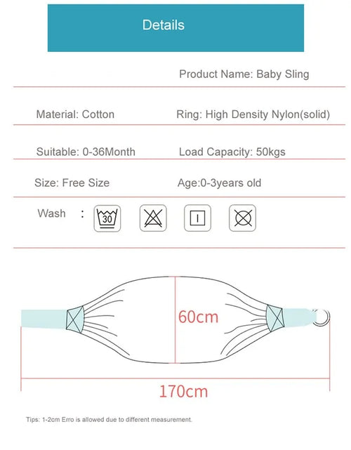 Load image into Gallery viewer, Baby Wrap Newborn Sling and Nursing Cover
